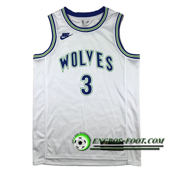 Maillot Minnesota Timberwolves (McDANIELS #3) 2024/25 Blanc/Bleu/Vert