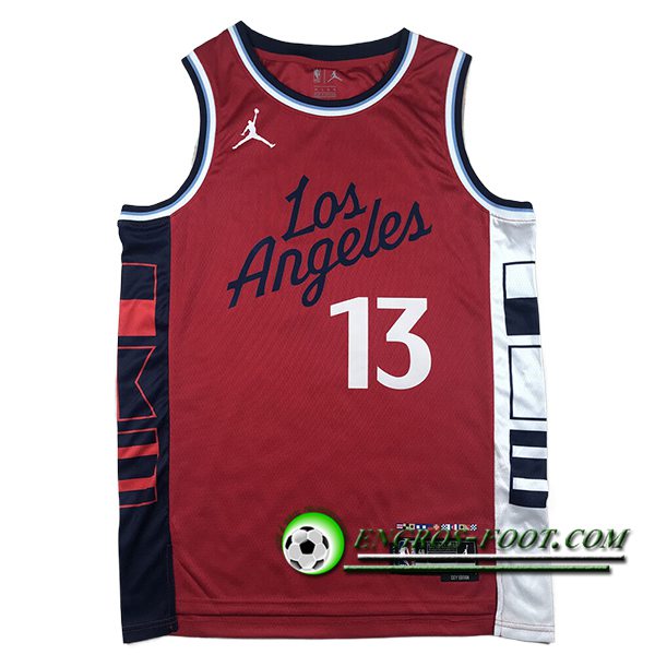Maillot Los Angeles Clippers (GEORGE #13) 2024/25 Rouge/Noir/Blanc