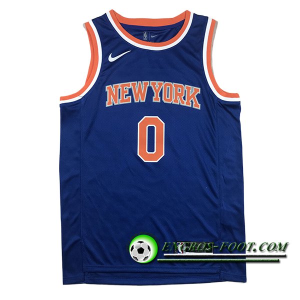 Maillot New York Knicks (DIVINCENZO #0) 2024/25 Bleu/Orange