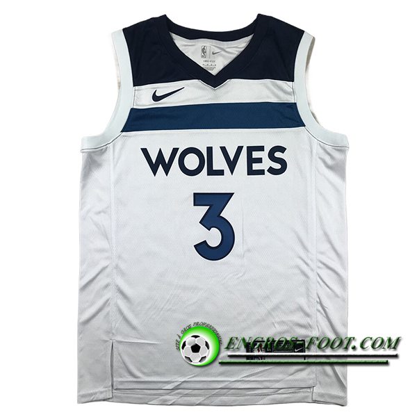 Maillot Minnesota Timberwolves (McDANIELS #3) 2024/25 Blanc/Bleu -02