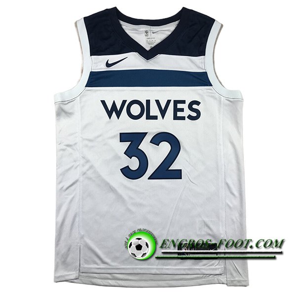 Maillot Minnesota Timberwolves (TOWNS #32) 2024/25 Blanc/Bleu -02