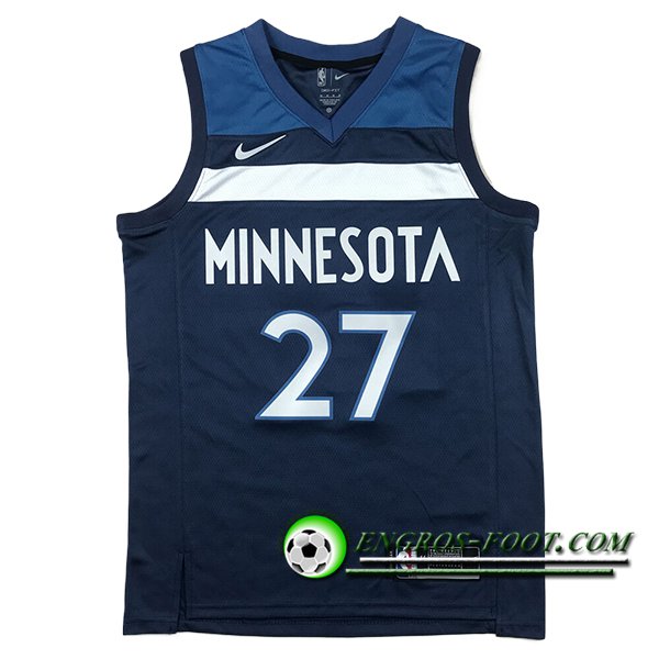 Maillot Minnesota Timberwolves (GOBERT #27) 2024/25 Bleu/Blanc