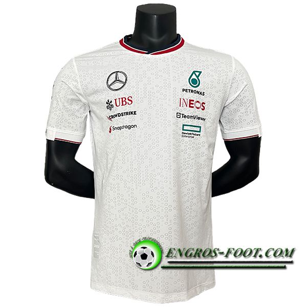 T-Shirt F1 Mercedes Benz Team Blanc/Gris 2024