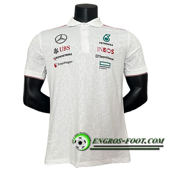 Polo F1 Mercedes Benz Team Blanc/Gris 2024