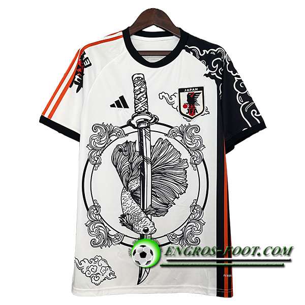 Maillot Equipe Foot Japon Special Edition Blanc/Noir 2024/2025