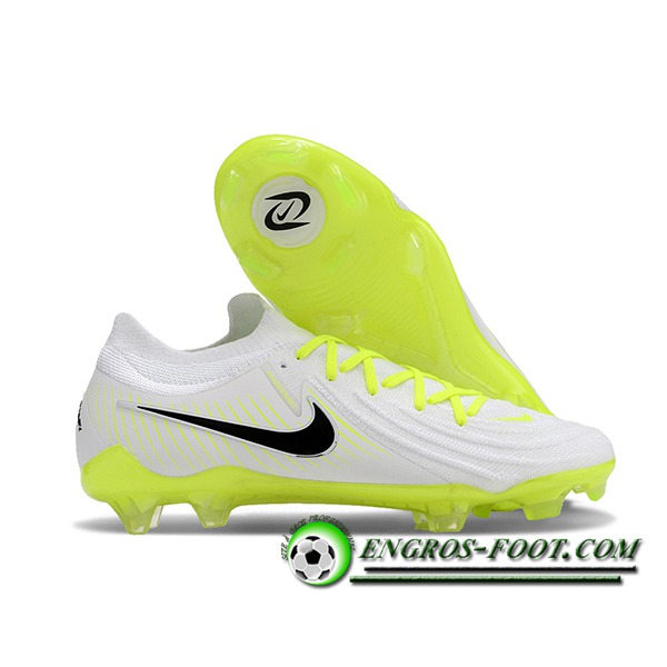 Nike Chaussures de Foot Phantom Luna Elite NU FG Blanc/Noir/Vert -02