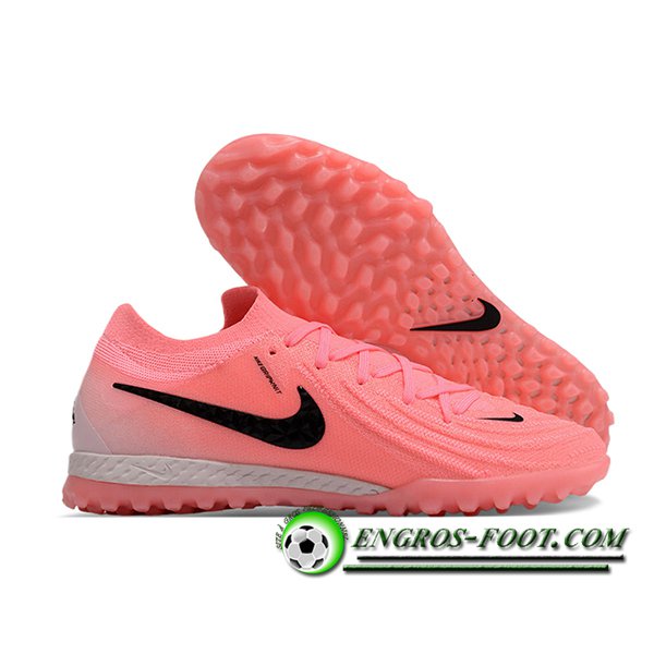 Nike Chaussures de Foot Phantom GX II Elite TF Rose/Noir