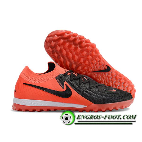 Nike Chaussures de Foot Phantom GX II Elite TF Orange/Noir