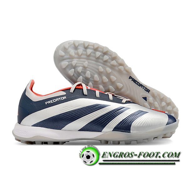 Adidas Chaussures de Foot PREDATOR 24 ELITE TF BOOTS Gris/Bleu