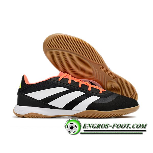 Adidas Chaussures de Foot PREDATOR 24 ELITE IC BOOTS Blanc/Noir/Orange