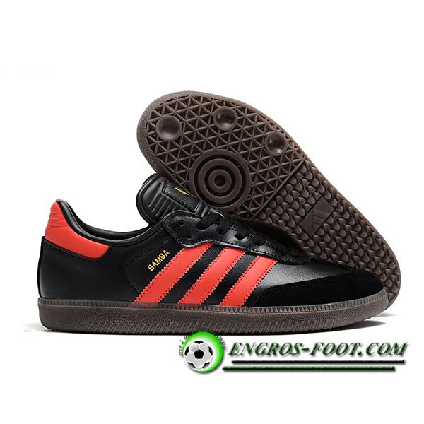 Adidas Chaussures de Foot SAMBA MESSI INDOOR BOOTS Noir/Rouge