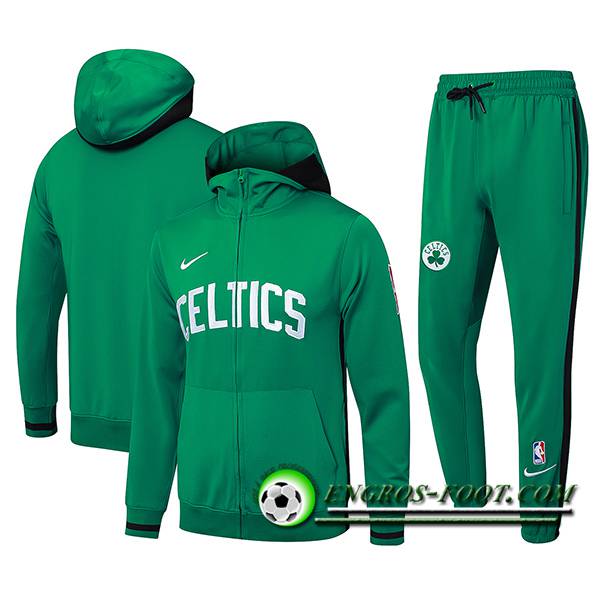 Ensemble Survetement de Foot Boston Celtics Vert 2024/2025