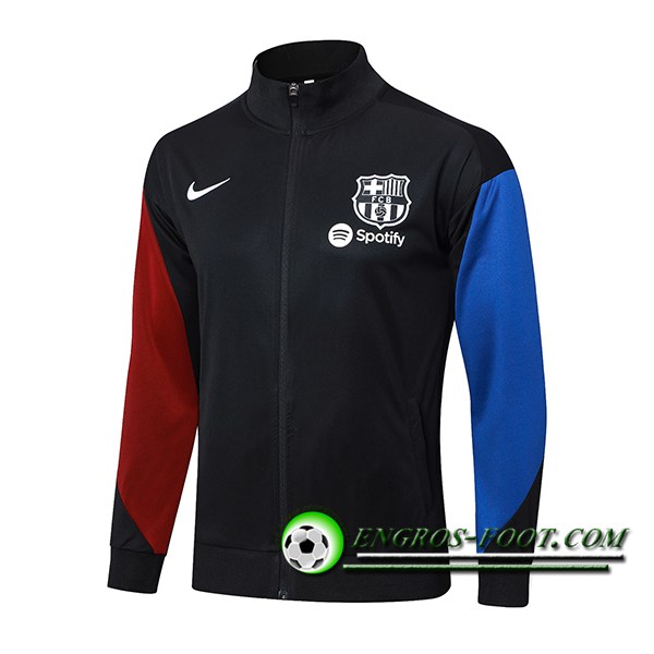 Veste Foot FC Barcelone Noir/Rouge/Bleu 2024/2025