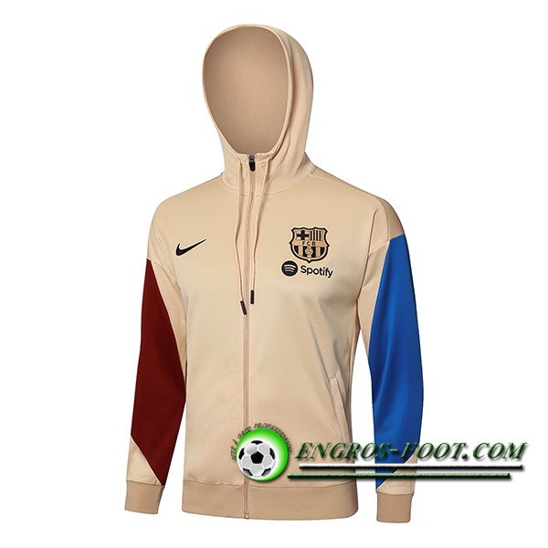 Veste A Capuche FC Barcelone Jaune/Bleu/Rouge 2024/2025