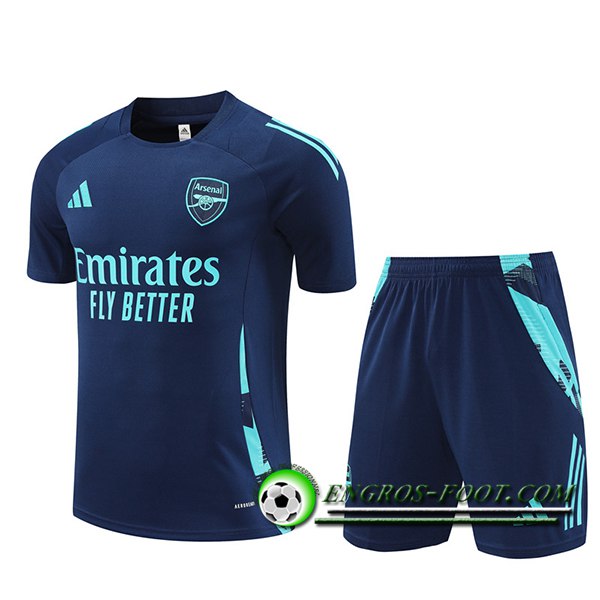 Ensemble Training T-Shirts Arsenal Bleu Royal 2024/2025