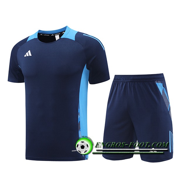 Ensemble Training T-Shirts Adidas Bleu Royal 2024/2025
