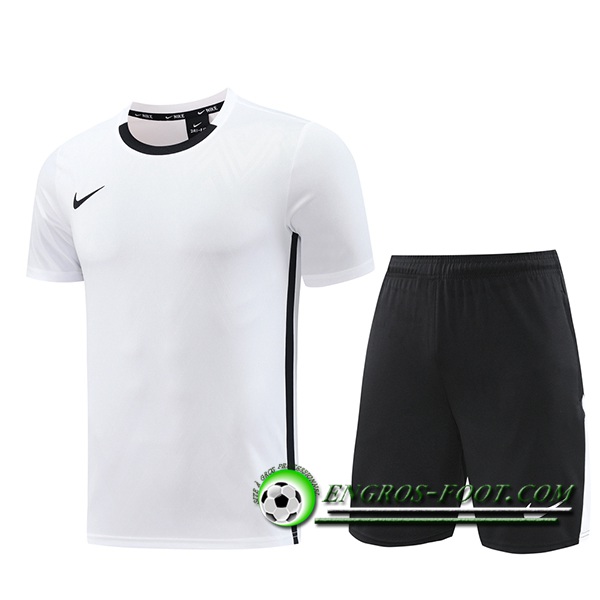 Ensemble Training T-Shirts Nike Blanc/Noir 2024/2025