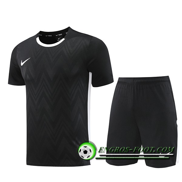 Ensemble Training T-Shirts Nike Noir/Blanc 2024/2025