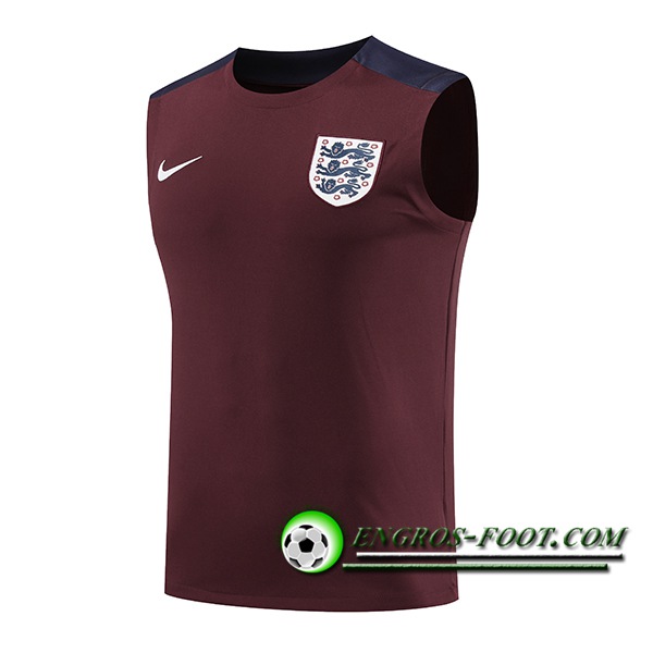 Training Debardeur Angleterre Rouge/Bleu 2024/2025