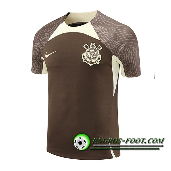 Training T-Shirts Corinthians Brun/Beige 2024/2025