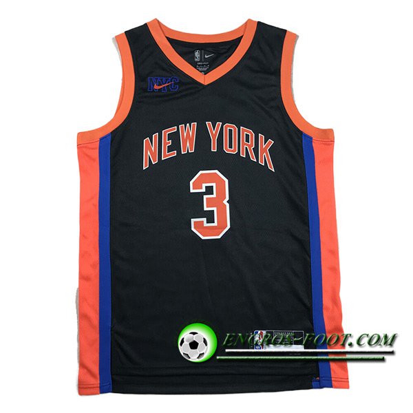 Maillot New York Knicks (HART #3) 2024/25 Noir/Orange/Bleu