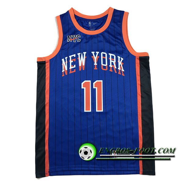 Maillot New York Knicks (BRUNSON #11) 2024/25 Bleu/Noir/Orange