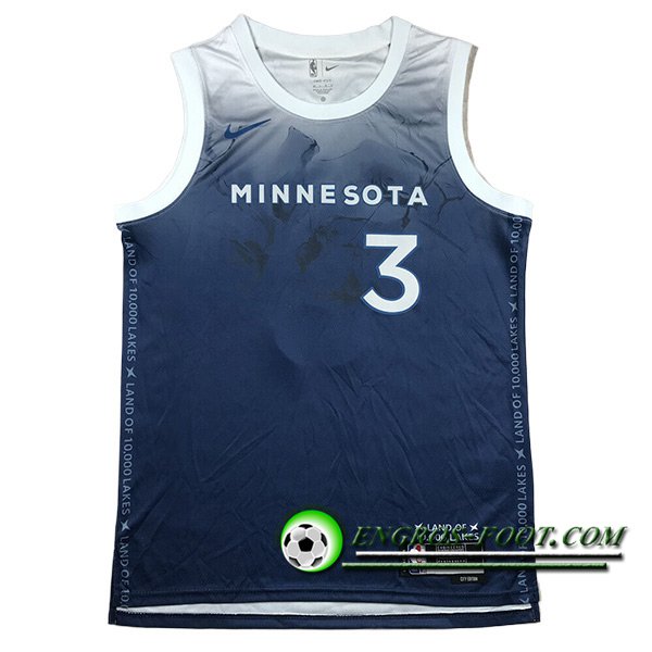 Maillot Minnesota Timberwolves (McDANIELS #3) 2024/25 Bleu/Blanc