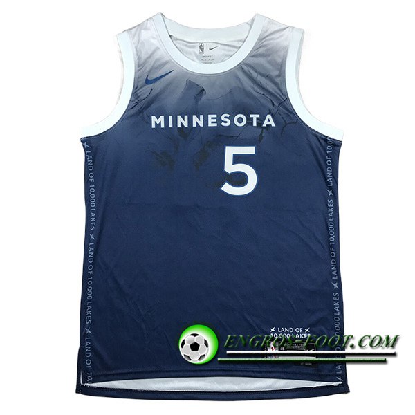 Maillot Minnesota Timberwolves (EDWARDS#5) 2024/25 Bleu/Blanc