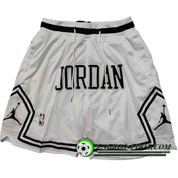 Shorts NBA Chicago Bulls 2024/25 Blanc/Noir