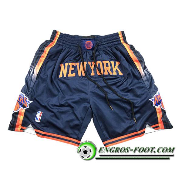 Shorts NBA New York Knicks 2024/25 Bleu Foncé