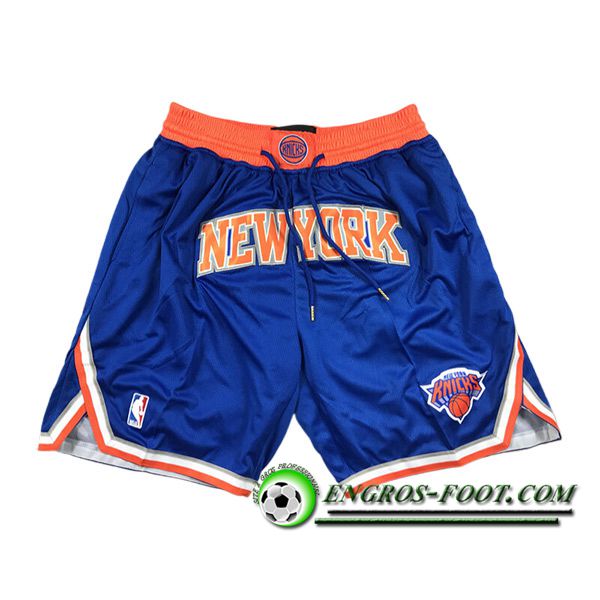 Shorts NBA New York Knicks 2024/25 Bleu/Orange