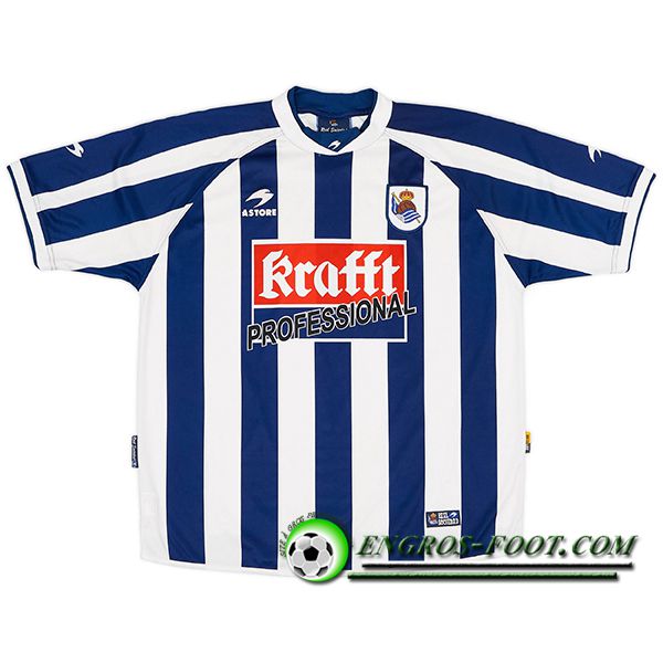 Maillot de Foot Real Sociedad Retro Domicile 2004/2005