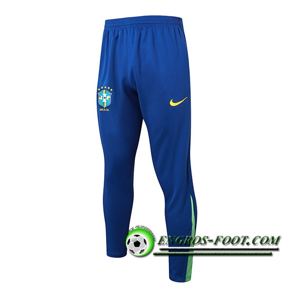Pantalon Foot Brésil Bleu/Vert 2024/2025