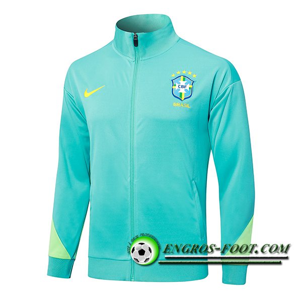 Veste Foot Brésil Vert 2024/2025