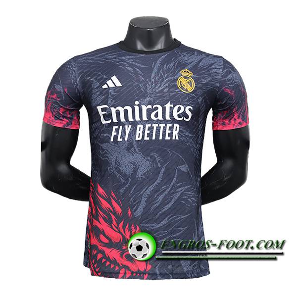 Maillot de Foot Real Madrid Special Edition Noir/Rouge 2024/2025