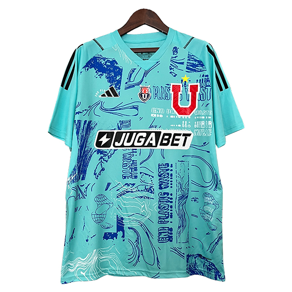 Maillot de Foot Universidad De Chile Gardien De But Bleu Clair 2024/2025