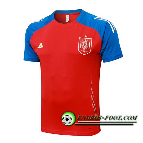 Training T-Shirts Espagne Rouge/Bleu 2024/2025