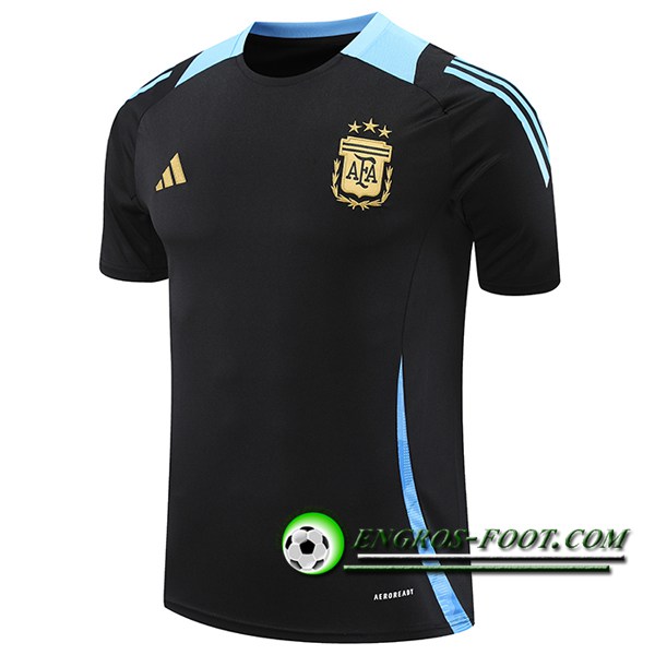 Training T-Shirts Argentine Noir/Bleu 2024/2025