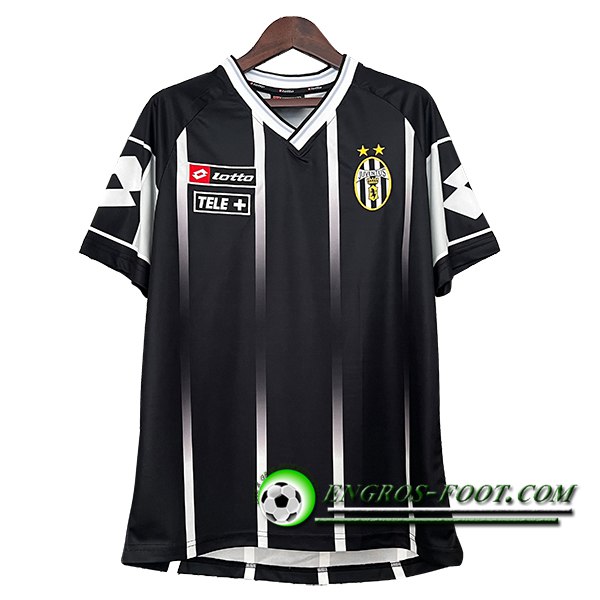 Maillot de Foot Juventus Retro Noir 2000/2001