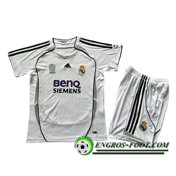 Maillot de Foot Real Madrid Retro Enfant Domicile 2006/2007