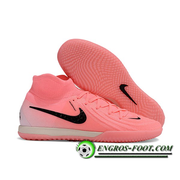 Nike Chaussures de Foot Phantom Luna Elite NU IC Rose/Noir