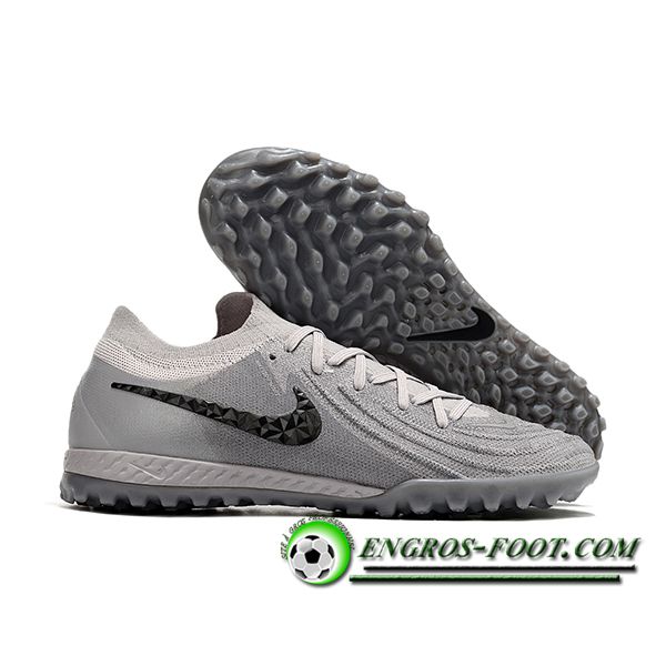 Nike Chaussures de Foot Phantom GX II EliteTF Gris/Noir