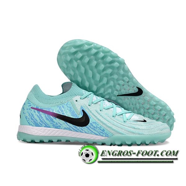 Nike Chaussures de Foot Phantom GX II EliteTF Vert/Bleu