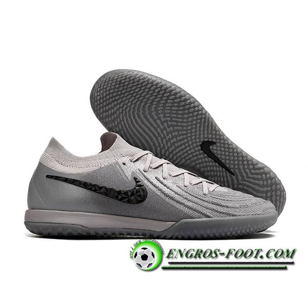 Nike Chaussures de Foot Phantom GX II Elite IC Gris/Noir