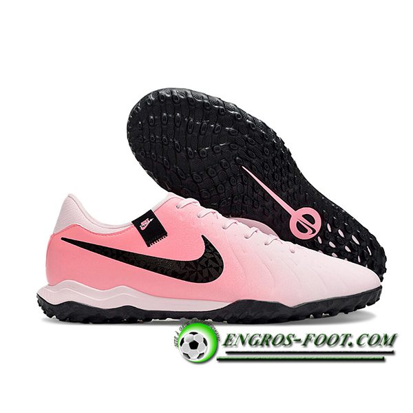 Nike Chaussures de Foot Tiempo Legend X Academy TF Rose/Noir -02