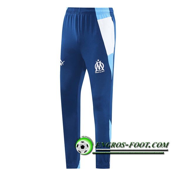 Pantalon Foot Marseille Bleu/Blanc 2024/2025