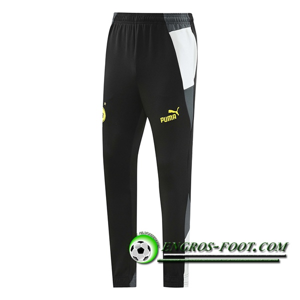 Pantalon Foot Dortmund Noir/Gris/Blanc/Jaune 2024/2025