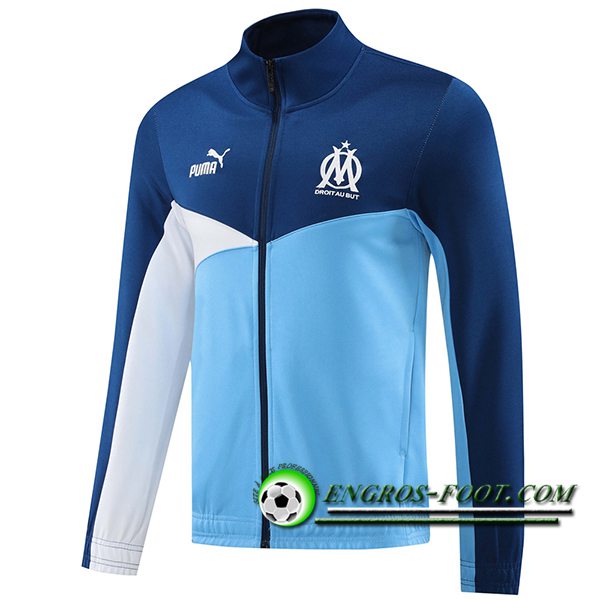 Veste Foot Marseille Bleu/Blanc 2024/2025