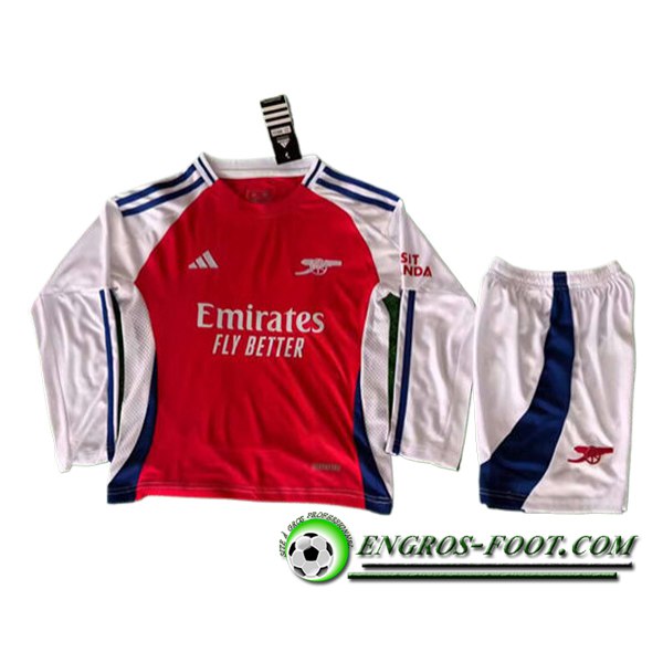 Maillot de Foot Arsenal Enfant Domicile Manches Longues 2024/2025