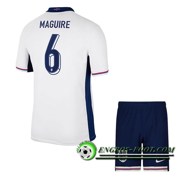 Maillot Angleterre (MAGUIRE #6) Enfant Domicile UEFA Euro 2024